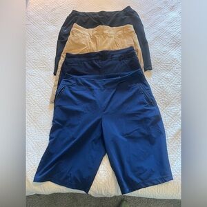 Chico’s Set of four 4️⃣ Bermuda Shorts - Blue, Black, Tan - Sz 1